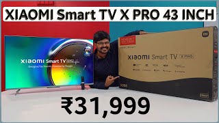 📺 Xiaomi Smart TV X PRO  Unboxing and Review 43 Inch 4K Dolby Vision IQ Far Field Mics amp More🔥 [upl. by Izabel]