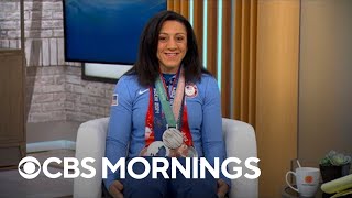 Bobsledder Elana Meyers Taylor on historymaking 2022 Olympics [upl. by Gonta]