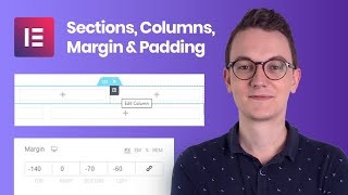 Sections Columns Margin amp Padding EXPLAINED  Elementor Tutorial Wordpress for Page Layout [upl. by Alocin485]