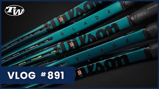 New Wilson Blades are here take a look at the 24 lineup of racquets amp vintage finds  VLOG 891 [upl. by Kacie]