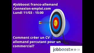 Comment créer un CV commercial en allemand percutant [upl. by Annahvas172]