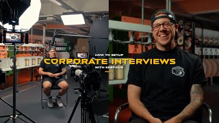 How To Setup Corporate Interviews  Sony FX6  FX30  Part 1 [upl. by Acimak474]