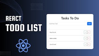 Build a Todo List App with React [upl. by Delaney]