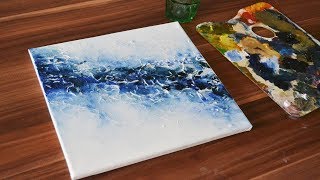 Painting techniques  Oil Painting  Easy Abstract Painting for Beginners How to paint abstract [upl. by Viola]