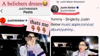 JUSTIN BIEBER POSTED ME ON HIS TWITTER amp INSTAGRAM [upl. by Sibella996]