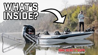 Bass Boat TACKLE Storage TIPS To Help EVERY ANGLER Skeeter FXR21 [upl. by Eyssej]