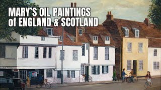 ART of MARY CANEHONEYSETT  Oil paintings and watercolors of England amp Scotland britishartist [upl. by Ayortal]