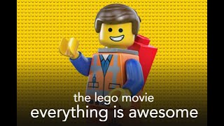 the lego movie  everything is awesome lyric video [upl. by Animsaj]