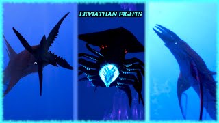 Subnautica Below Zero  Fighting All Leviathans All Bosses [upl. by Tayib857]