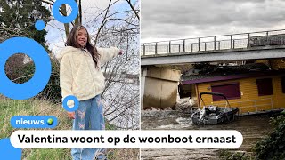 Brug dreigt in te storten na botsing met woonboot [upl. by Fisuoy]