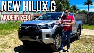 2024 updated Toyota Hilux G AT closer specs to the Conquest  Full walk around review [upl. by Seidel90]