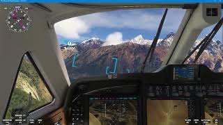 Beechcraft King Air 350i out of Lukla VNLK circuit [upl. by Ordway]