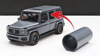 Hand made RC Benz G wagon from PVC  RC G63 from PVC [upl. by Ashatan]