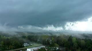 Dominator drone intercept tornadic supercells in Alabama [upl. by Estey]