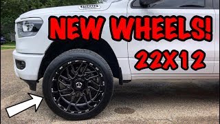 TIS 544BM WHEELS ON A 2019 RAM 1500 BIG HORN WOW [upl. by Hermia]