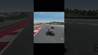 MotoGP 24  Nice Battle With Bagnaia in America crash youtube funny viral shorts yt [upl. by Rodrique110]