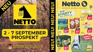 NETTO Prospekte der Woche  2 September  7 September Prospekt  Rabatt Angebote DE [upl. by Egiap]