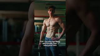 The new flex in fitness is to do proper form💪🏼 workout bodytransformation bodybuilding [upl. by Cryan397]