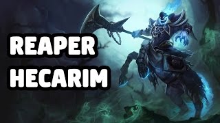 REAPER HECARIM SKIN SPOTLIGHT  LEAGUE OF LEGENDS [upl. by Torruella]