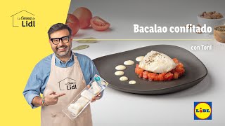 Bacalao confitado 🐟 🍅  Recetas de Pescado  Lidl España [upl. by Cope]