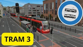 NUOVA LINEA con il TRAM dopo tanto tempo Simt Simulator Tram Linea 3  ITA [upl. by Pen166]