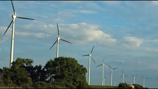 Wind turbines tour Ostsee 92018 Dewind Enercon Senvion An Bonus [upl. by Goddord]