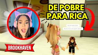 ADOTEI UMA BEBÊ POBRE E TRANSFORMEI ELA EM RICA no BROOKHAVEN  ROBLOX [upl. by Burkle94]