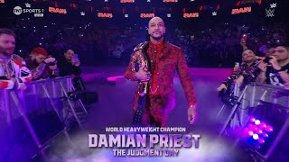 Damian Priest Entrance New Theme Song  WWE Monday Night Raw April 08 2024 [upl. by Clein58]