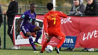 U21 Cup  AFC Tubize 00 RSCA [upl. by Hsevahb928]