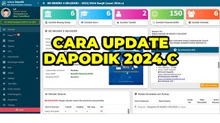 CARA UPDATE APLIKASI DAPODIK 2024B KE VERSI DAPODIK 2024C  CARA PERBAHARUI APLIKASI DAPODIK 2024C [upl. by Galasyn]