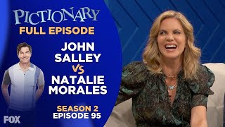 Ep 95 Oh Crop  Pictionary Game Show  Full Episode John Salley vs Natalie Morales [upl. by Nennahs]