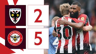 Igor Thago hits debut double 🇧🇷  AFC Wimbledon 25 Brentford  Pre Season Friendly Highlights [upl. by Eromle]