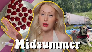 vlog Midsummer in Sweden ☀️ [upl. by Ettenom797]