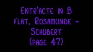 Entracte in Bflat Rosamunde  Schubert [upl. by Padegs82]