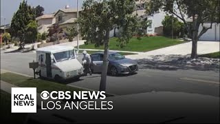 Postal worker robbed in Rancho Cucamonga neighborhood [upl. by Alenson60]