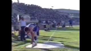 Ulf Timmermanns Shot Put Personal Best in Chania Greece on May 22 1988 [upl. by Lorelie407]