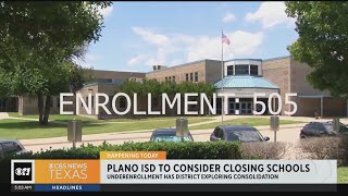 Plano ISD to consider closing consolidating schools [upl. by Rairb296]