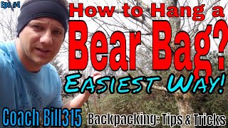 Backpacking Tips How to Hang a Bear Bag Eps 4 [upl. by Asilegna]