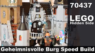 Speed Build LEGO Geheimnisvolle Burg 70437 Hidden Side Multiplayer Geistersuche in der grusel Burg [upl. by Anahsal]