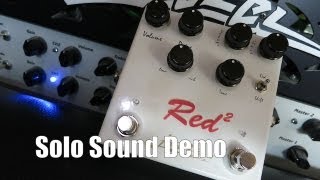 Jetter Red² Overdrive Pedal  Solo Sound Demo [upl. by Aleicarg]