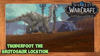 World of Warcraft Thunderfoot the Brutosaur Life Finds a Way To Die [upl. by Nimocks]