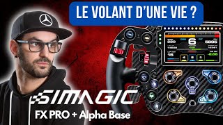 Simagic FX PRO  Base Alpha  SimPro Manager  Unboxing et premières impressions [upl. by Bascio]