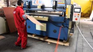 Presa de stantare 100 tone forta  100 Tons Force Press Die Cutting Machine [upl. by Bushweller757]