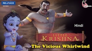 Little Krishna Hindi  Episode 12 The Vicious Whirlwind [upl. by Moore]