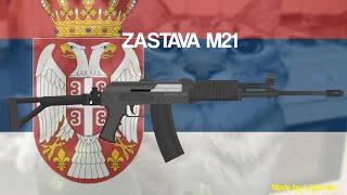 Zastava M21 Custom gun sticknodes animation [upl. by Tremann454]