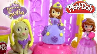 Pâte à modeler Princesse Sofia et Clovis play doh Disney Princesses [upl. by Junno]