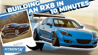 Building a Mazda RX8 in 10 Minutes [upl. by Nylkoorb825]