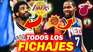 DURANT PIDE EL TRASPASO IRVING QUIERE LAKERS TODOS LOS FICHAJES Agencia Libre NBA [upl. by Llerrad]