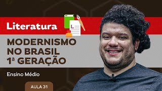 Modernismo no Brasil 1ª geração  Literatura  Ensino Médio [upl. by Namhar865]