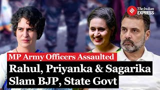 Rahul Gandhi Sagarika Ghosh Slam BJP Over Assault On Army Officers Alleged Gangrape In MP [upl. by Arta55]